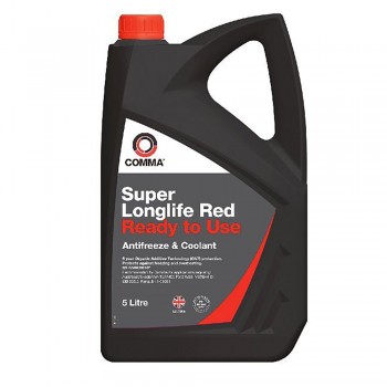 COMMA Super Longlife Red 5L (красный), концентрат G-12 Антифриз