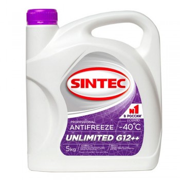 Sintec Unlimited G-12++ (фиолетовый) 5л Антифриз