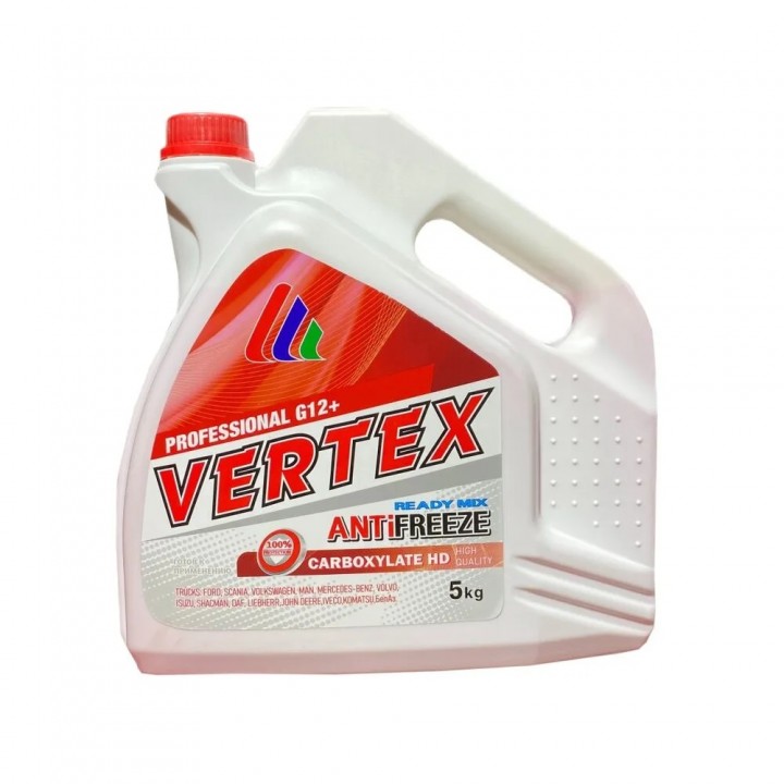 Vertex Carboxylate HD (красный) 5кг Антифриз в Караганде