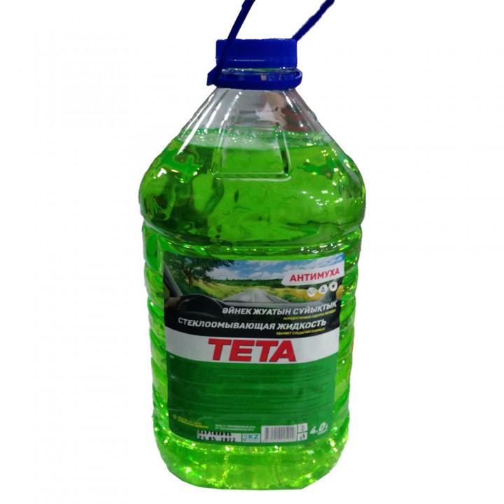 Стеклоомывающая жидкость 4л Тета зеленая в Караганде