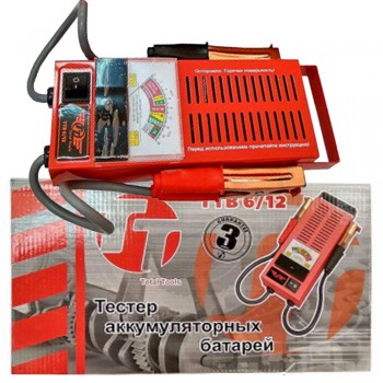 Тестер аккумулятора ТАБ-12/100 Total Tools / Вилка нагрузочная