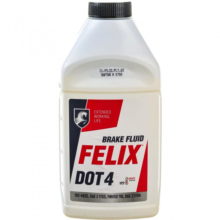 Тормозная жидкость DOT-4 455гр Felix в Караганде