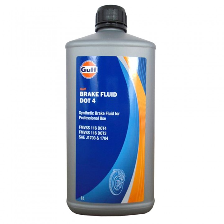 Тормозная жидкость Gulf Brake Fluid DOT-4 (1л) в Караганде