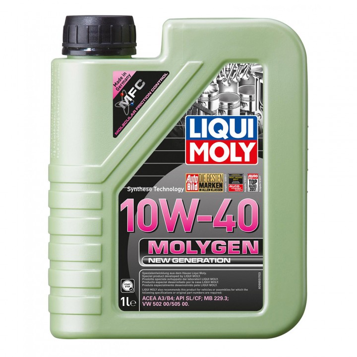 Моторное масло LIQUI MOLY Molygen 10W40 1 л в Караганде