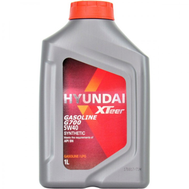 Моторное масло Hyundai Xteer Gasoline G700 5W/40 1 л в Караганде