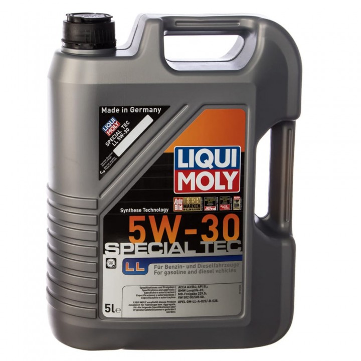 Моторное масло LIQUI MOLY Special Tec LL 5W-30 5 л в Караганде