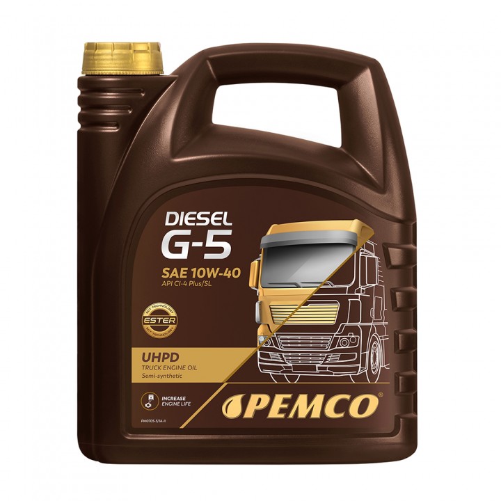Моторное масло Pemco Diesel 10W/40 Diesel G-5 5 л в Караганде