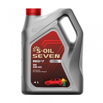 S-Oil RED#7 SN 5w/40 4 л