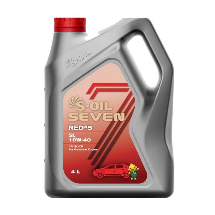 Моторное масло S-Oil RED#5 SL 10W/40 4 л в Караганде