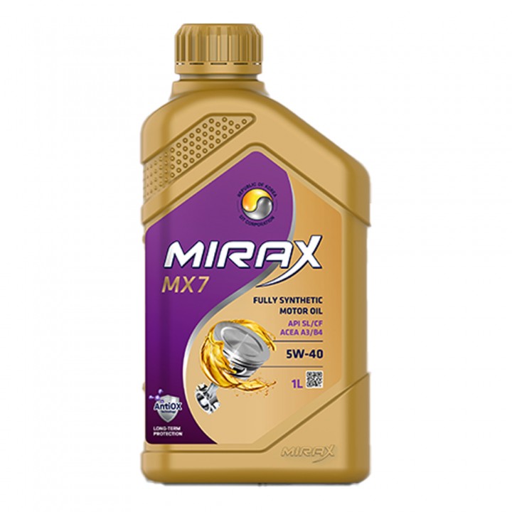 Моторное масло Mirax MX7 5w/40 1 л в Караганде