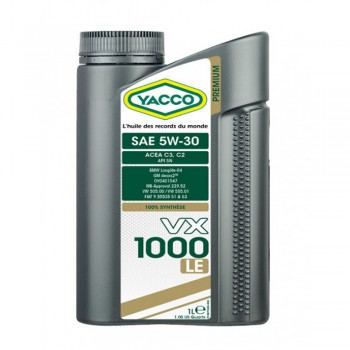 Yacco VX 1000 LE 5W/30 1 л