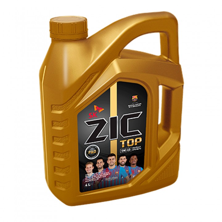 Моторное масло ZIC 5w/40 Top 4л в Караганде