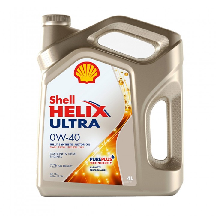 Моторное масло SHELL Helix Ultra 0W-40 4 л в Караганде