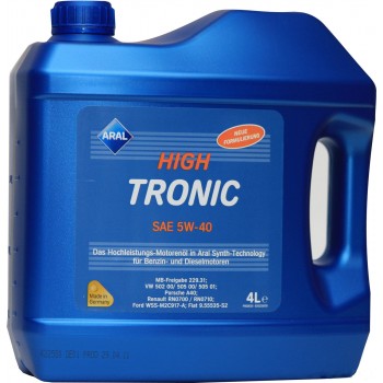 Aral High Tronic 5w/40 4л