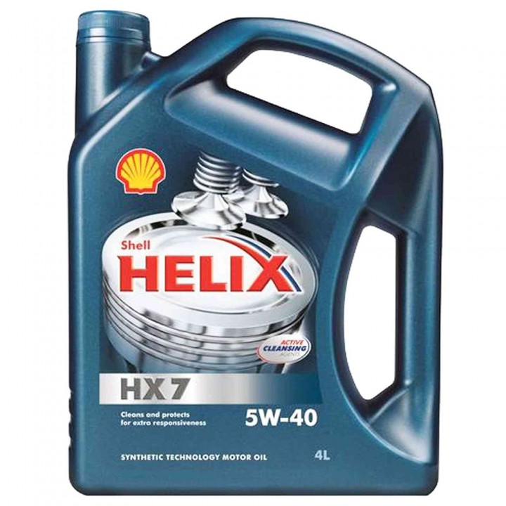Моторное масло SHELL Helix HX7 5W-40 4 л в Караганде