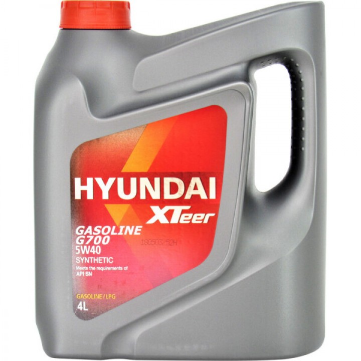 Моторное масло Hyundai Xteer Gasoline G700 5W/40 4 л в Караганде