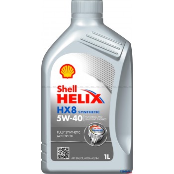 SHELL Helix HX8 Synthetic 5W-40 1 л
