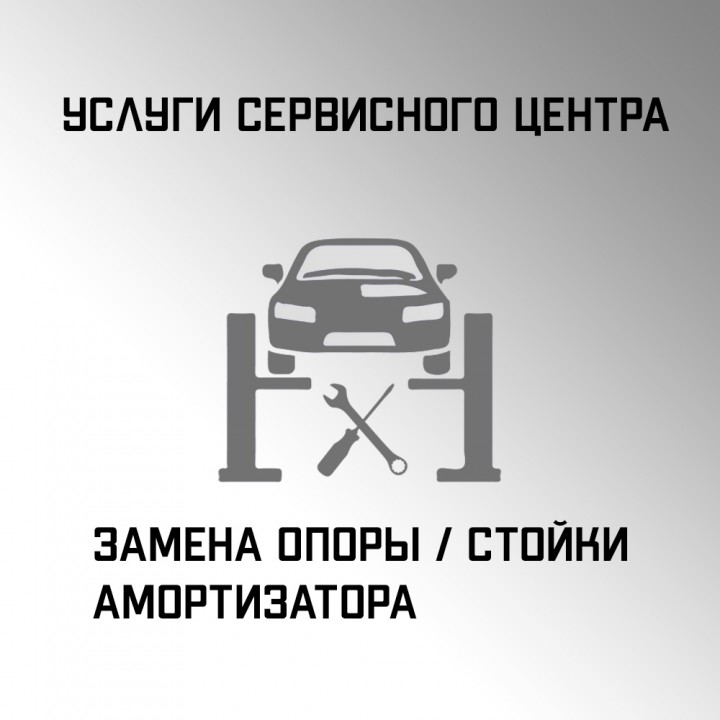 Услуги замены  опоры / стойки амортизатора в автосервисе "Макрос"