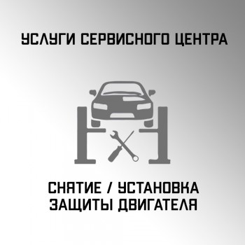 Снятие / Установка защиты двигателя